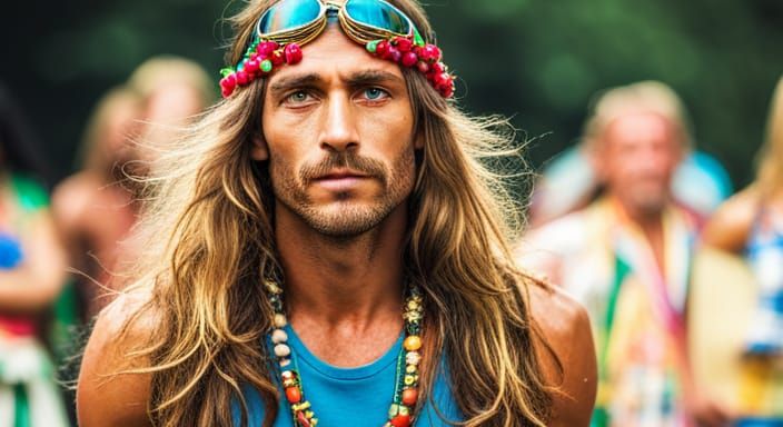 AI Generated Brazilian Hippie