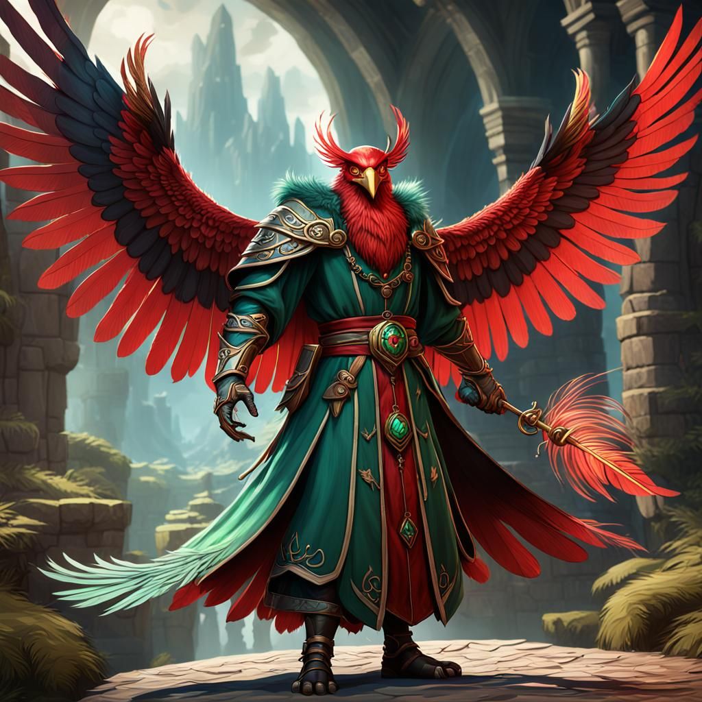 Feathered Mage: A D&D Anthropomorphic Cleric