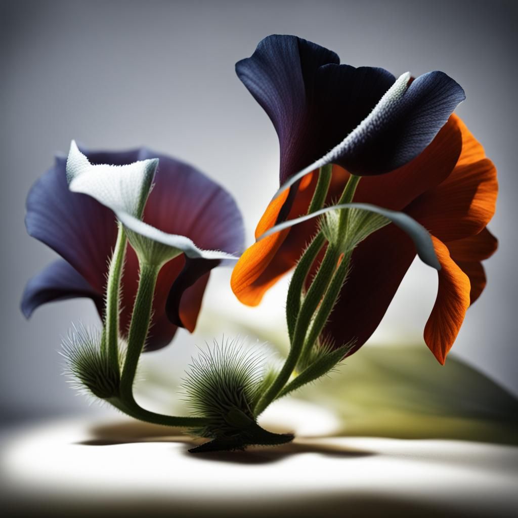 California Poppy in Chiaroscuro Lighting