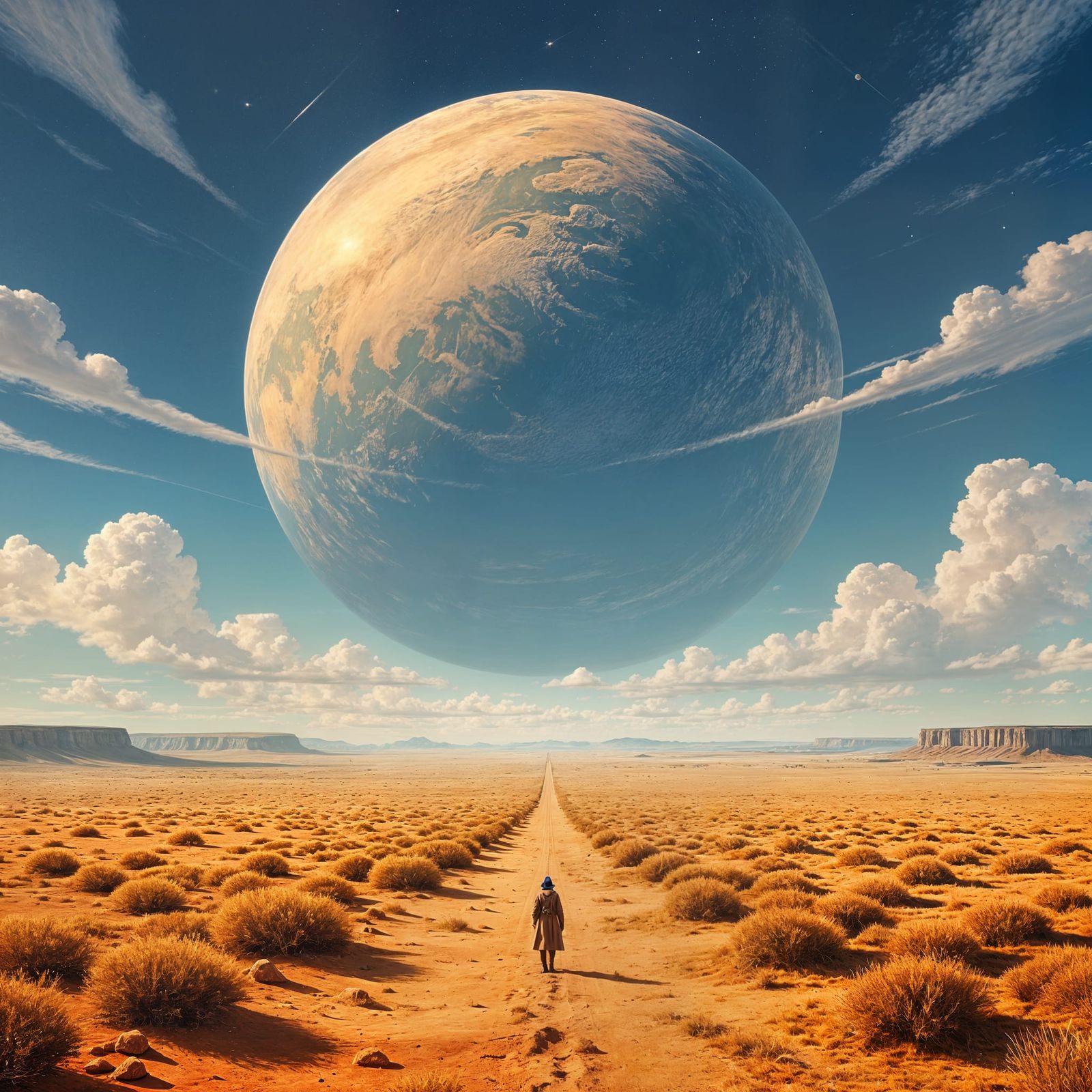 Flat Earth Under a Translucent Firmament