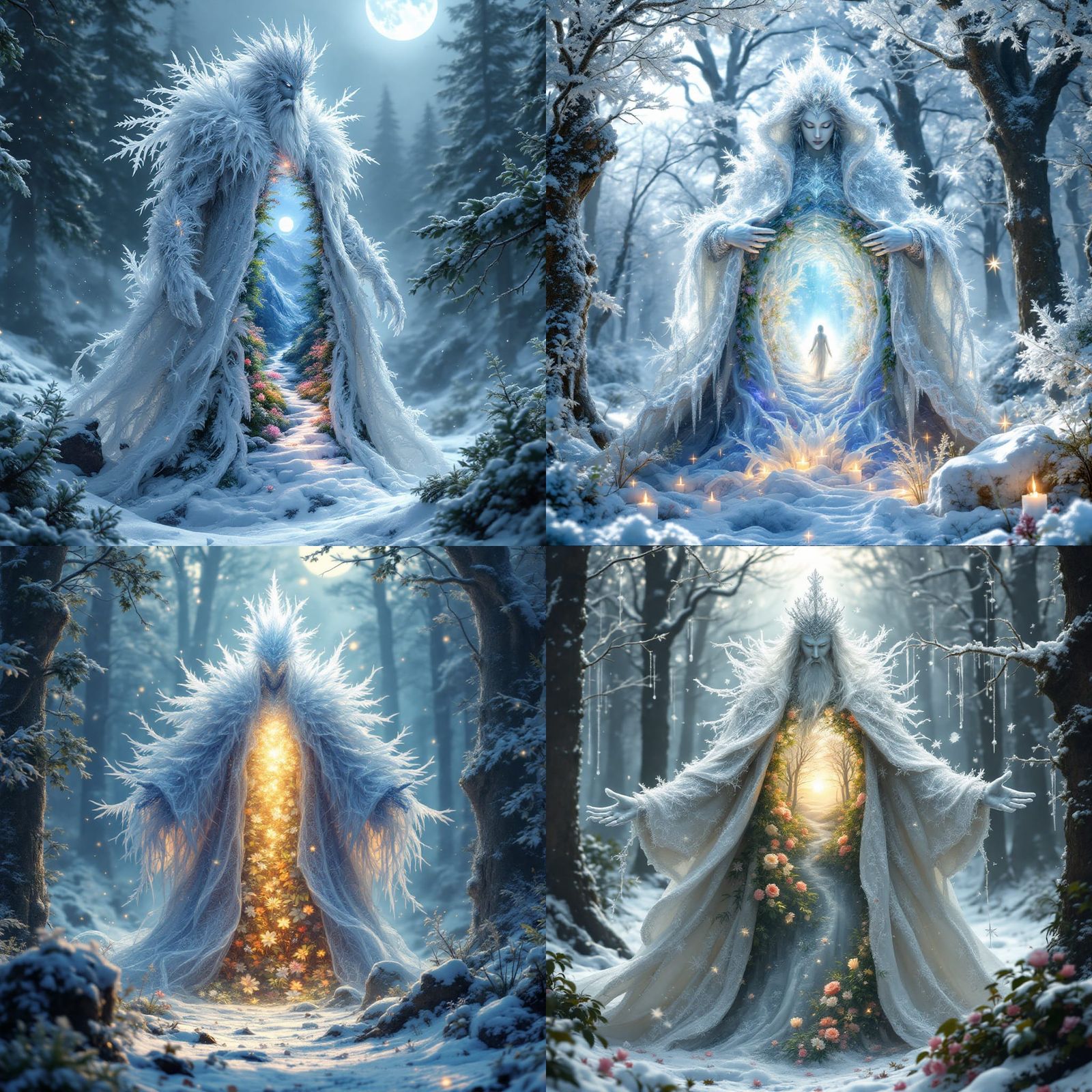 Surreal Autumn God Reveals Winter Landscape