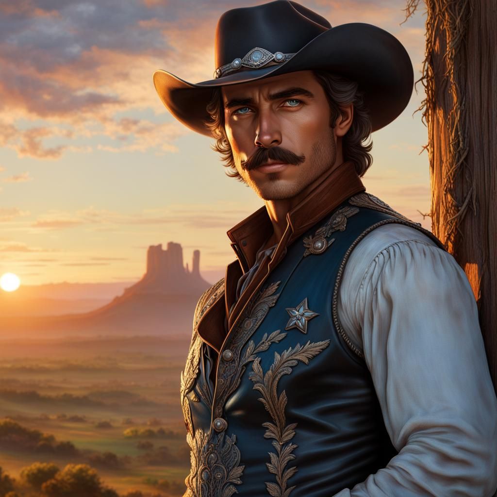 Handsome young cowboy 2