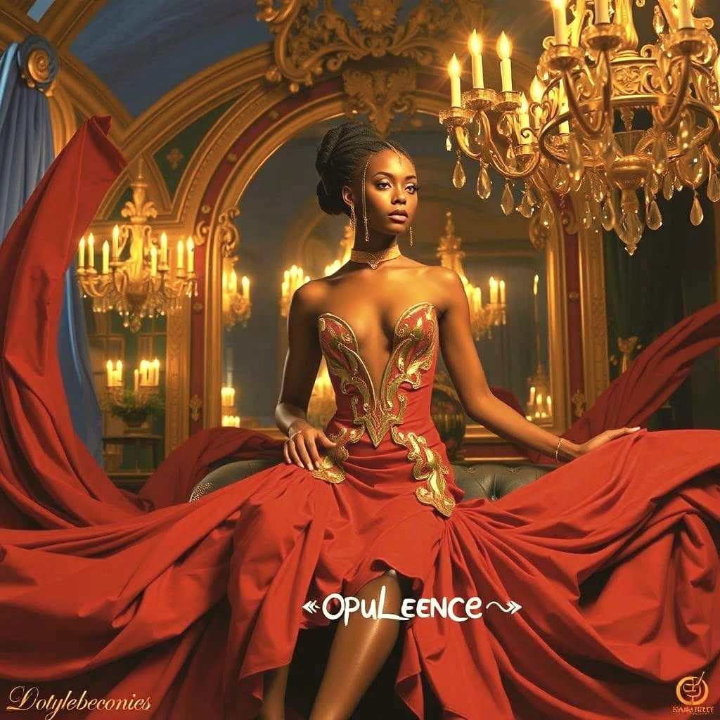 Abstract Opulence: AI Generated Art