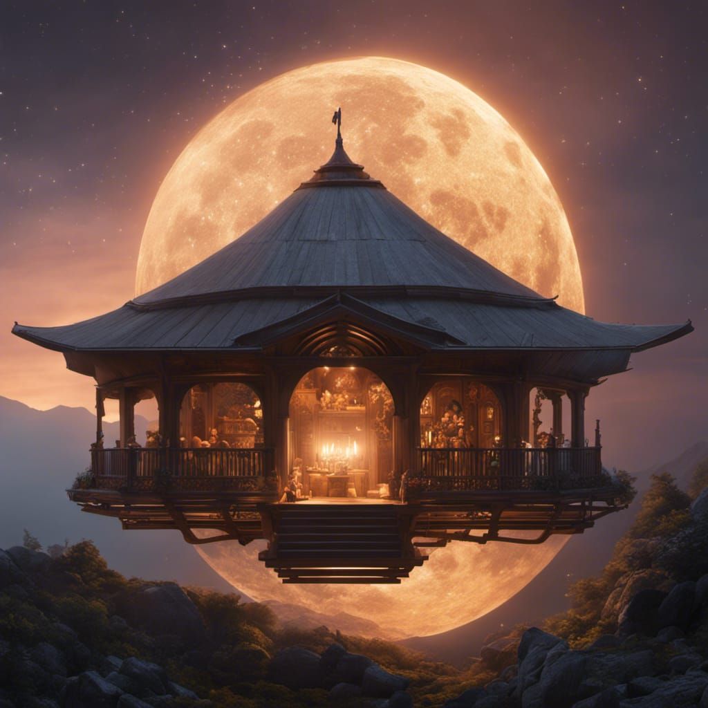 Noah's Ark Among Luminous Stars: Hyper-Realistic 8K Render