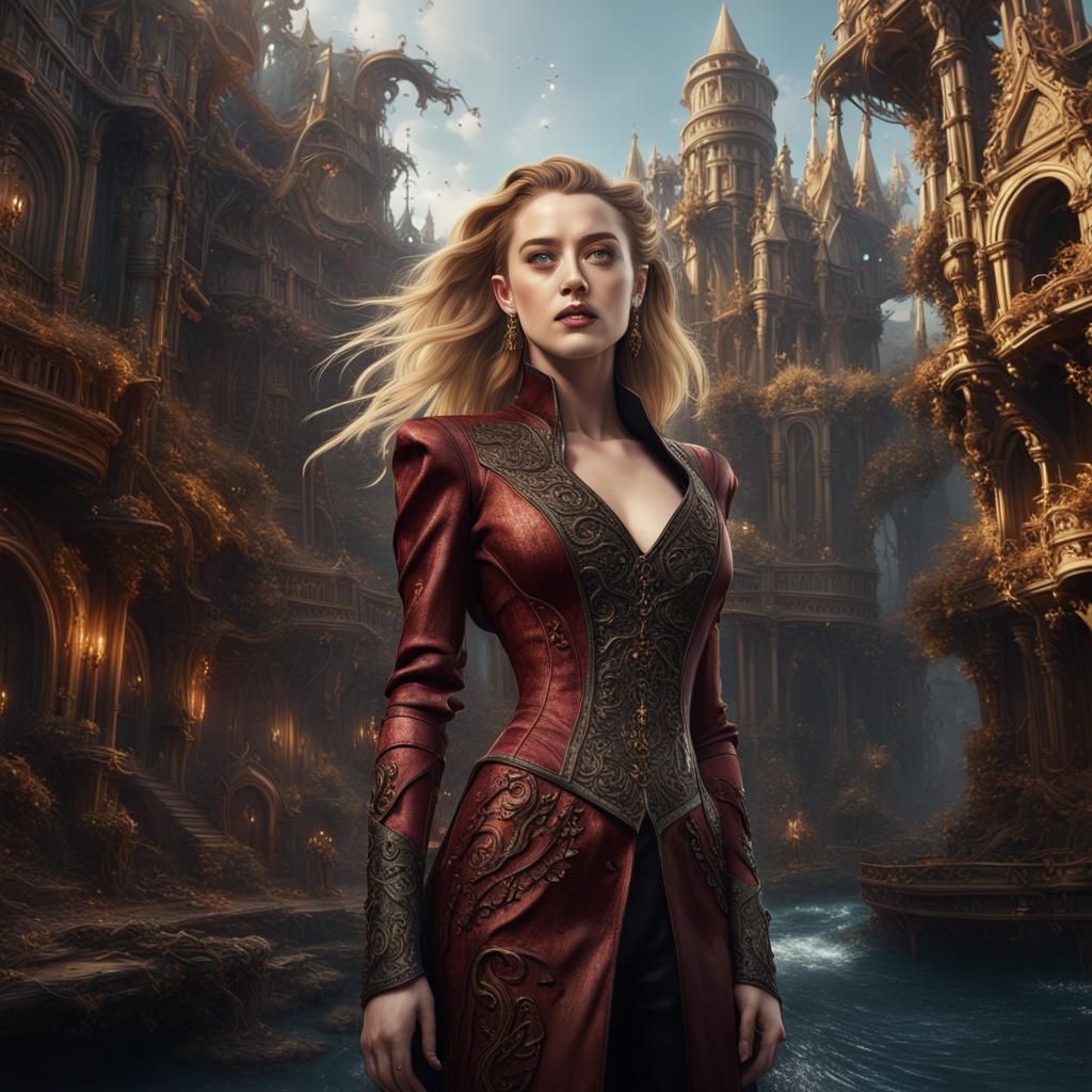 Detailed Fantasy Portrait in Unreal Engine Style