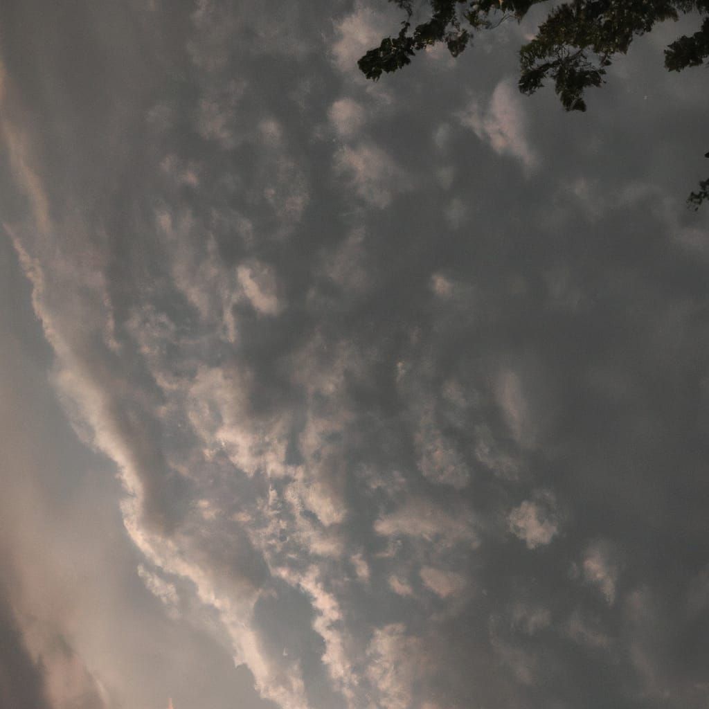 Radiant Sky: Divine Brushstrokes in Vivid Color