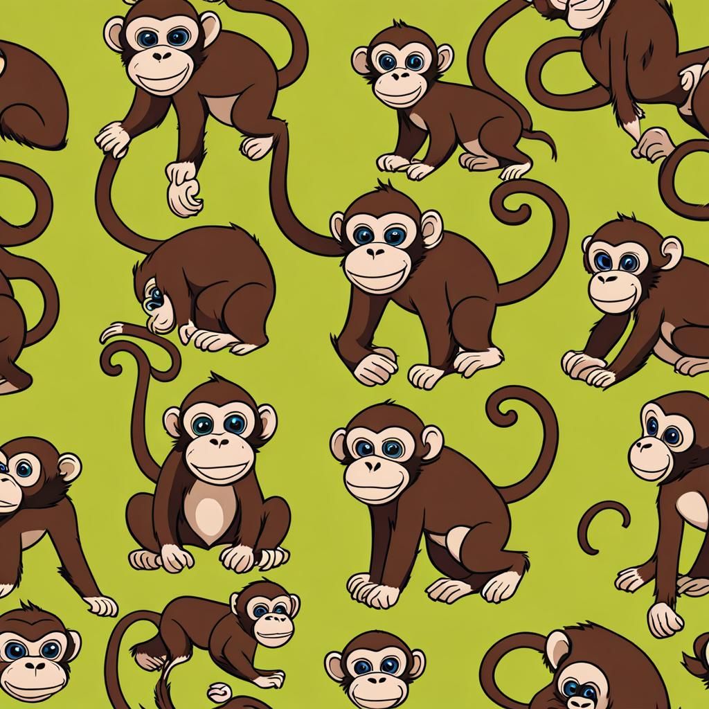 Animated Monkey Body Design