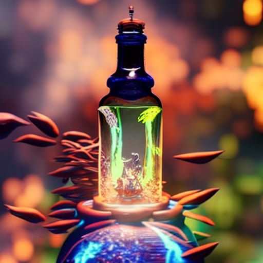 Time in a Bottle: Fantastical Digital Painting