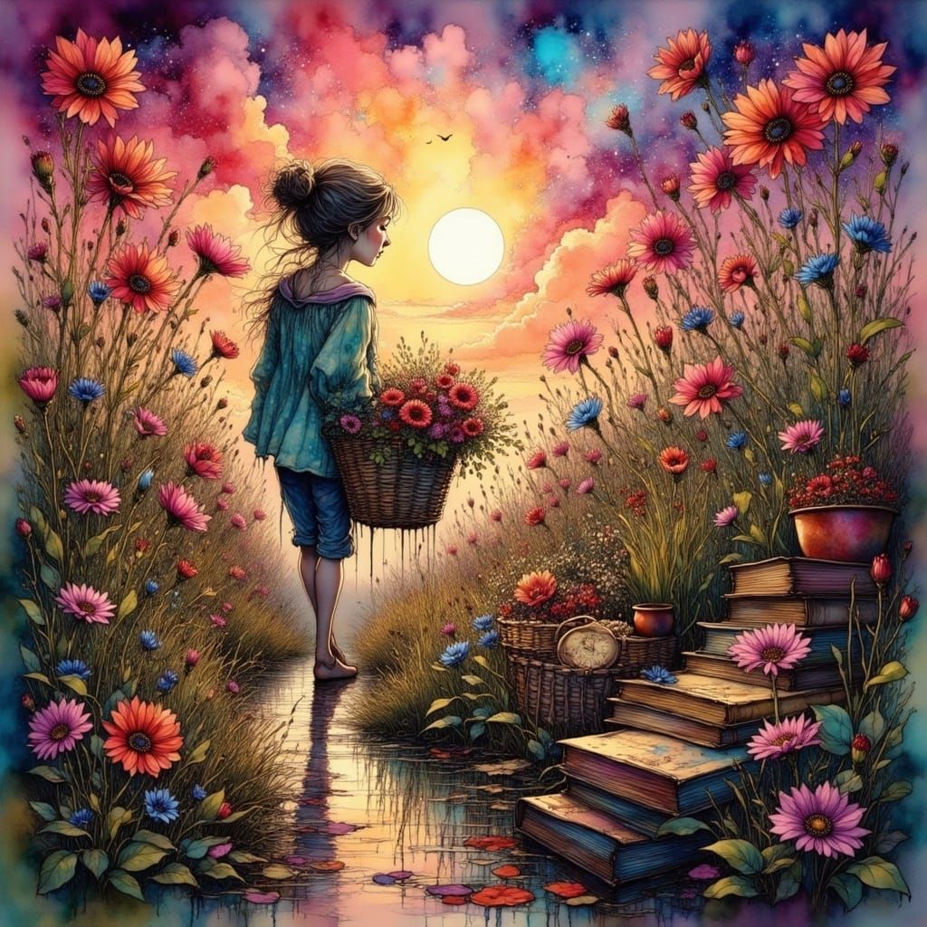 Surreal Portrait of A Soul in Turmoil