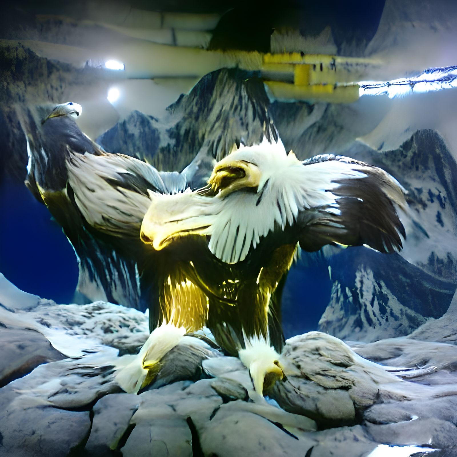 The Mighty Eagle: AI Generated Image