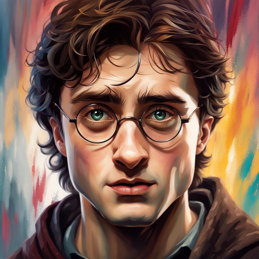 Hyperrealistic Portrait of Harry Potter