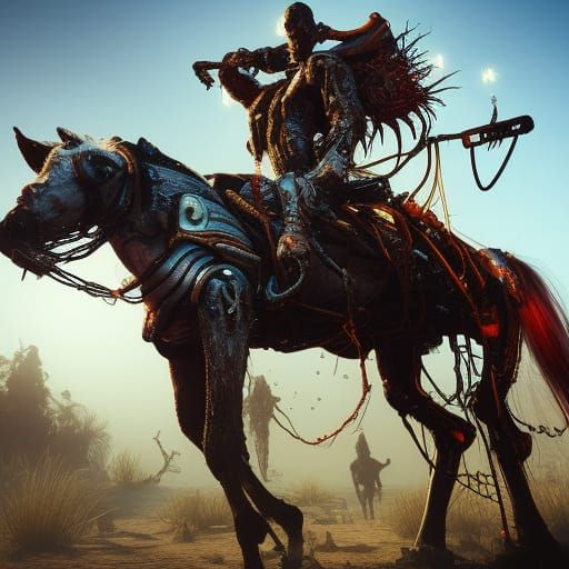 Cyborg Zombie Cowboy Rides Again: Unreal Engine 5