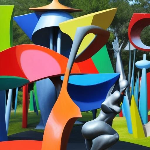 Abstract Sculpture Garden: Nonfigurative Art
