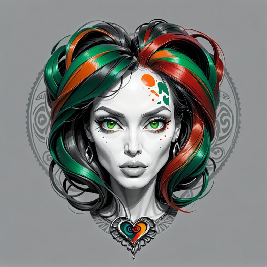 Angelina Jolie Inspired Portrait with Infinity Necklace