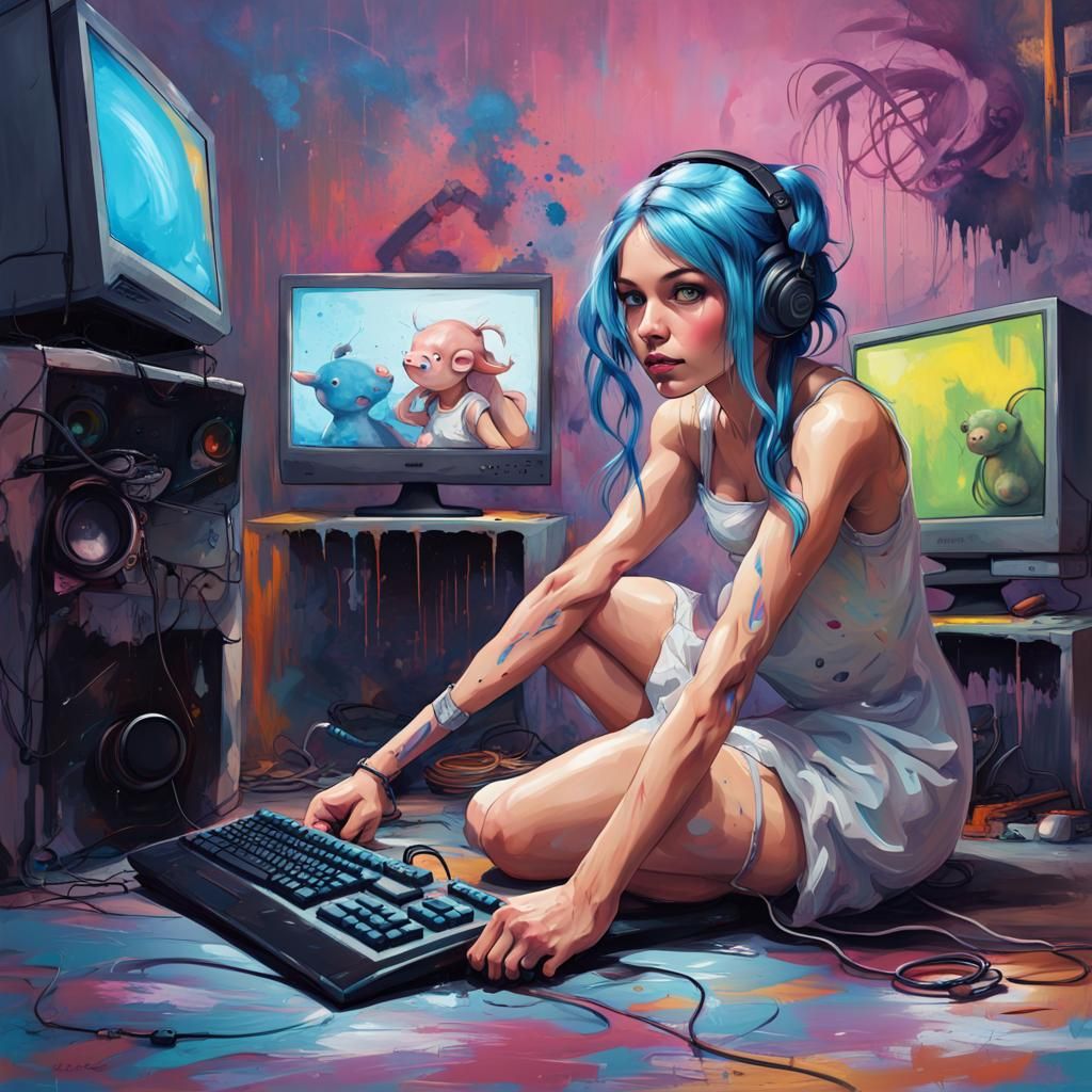 Can't you see that I'm busy?