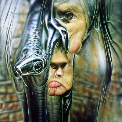 Close-Up Portrait of a Horse's Face