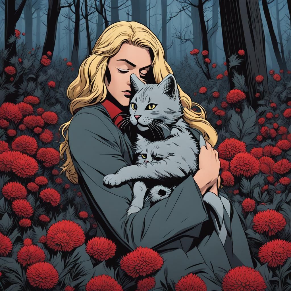 Jason Voorhees' Unexpected Kitten Cuddle