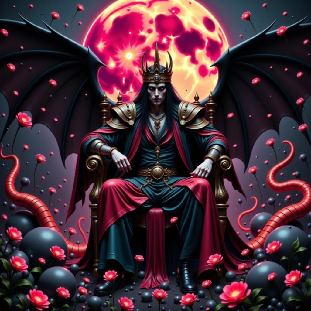 King's Burden: A Portrait in Baroque Style