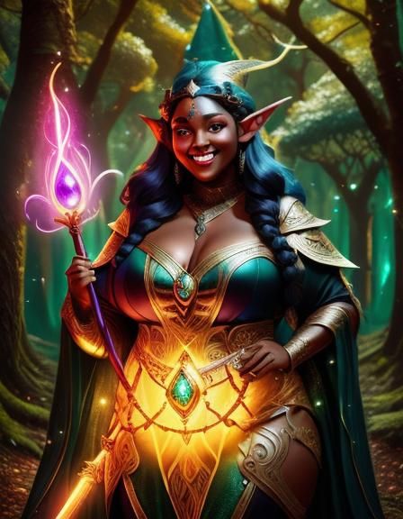 BBW Elf Mage 21