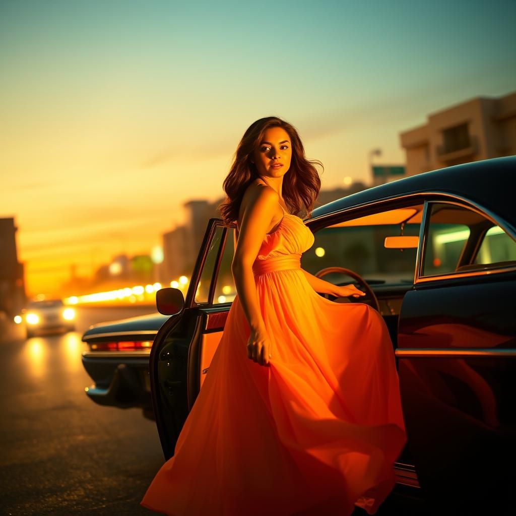 Cinematic Sunset: A Dreamy Blend of Romance and Edge