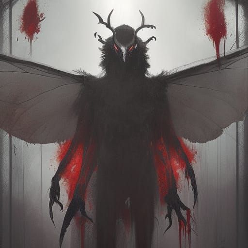 Sinister Mothman Artwork