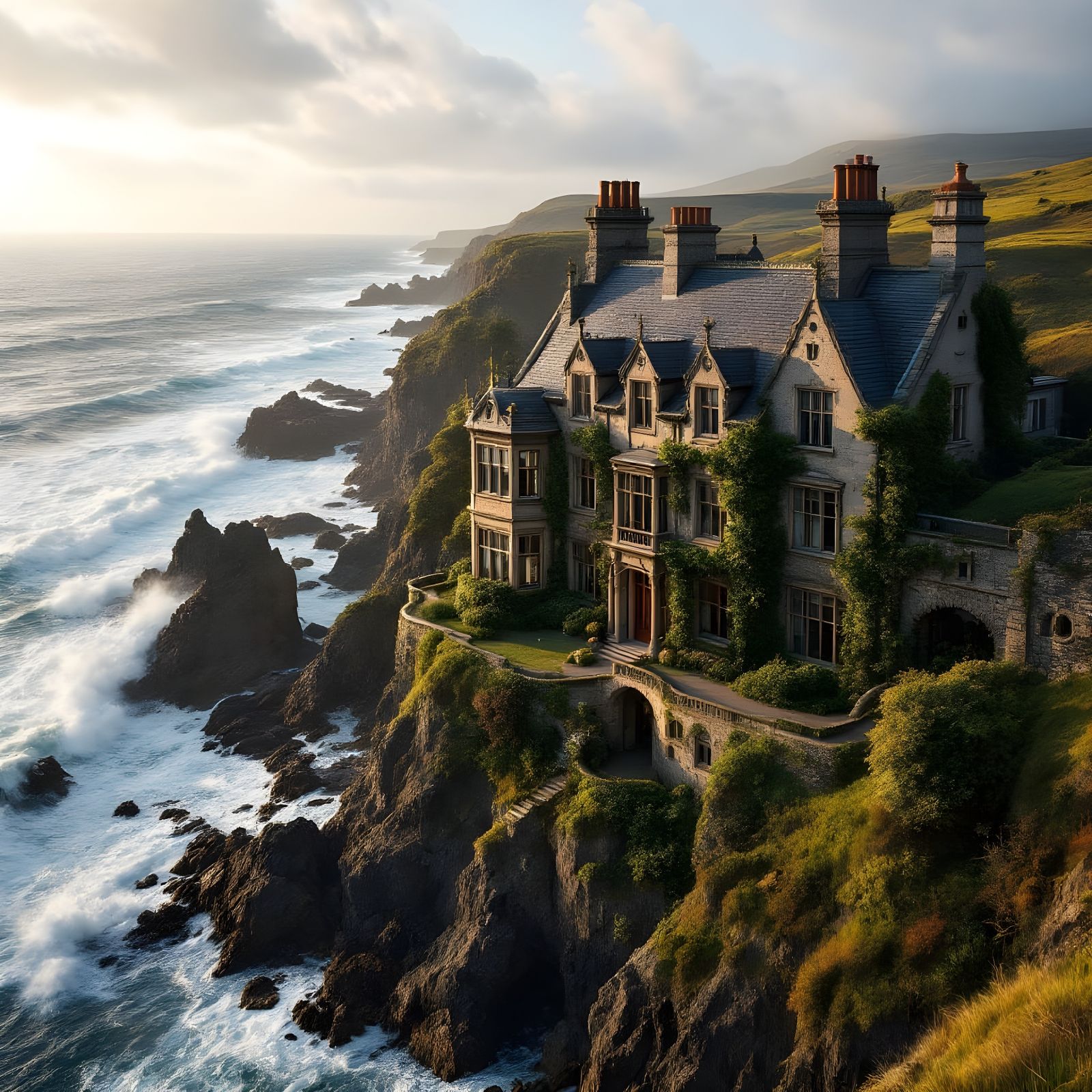 Picturesque 19th Century Irish Estate by the Sea
