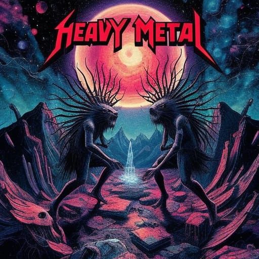 Armageddon: A Heavy Metal Album Cover