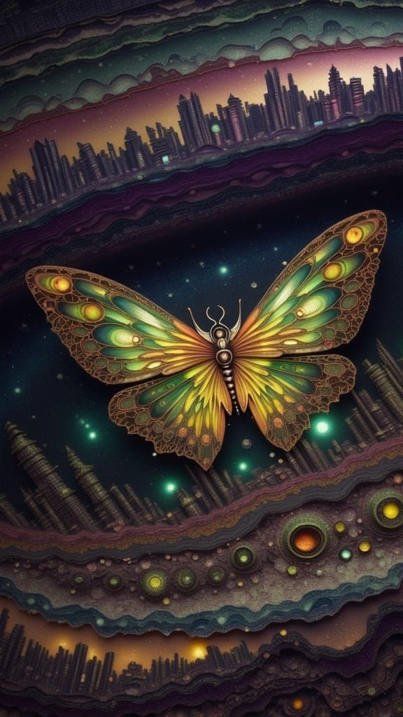 Nebula Fairy Goddess in Fairypunk Style