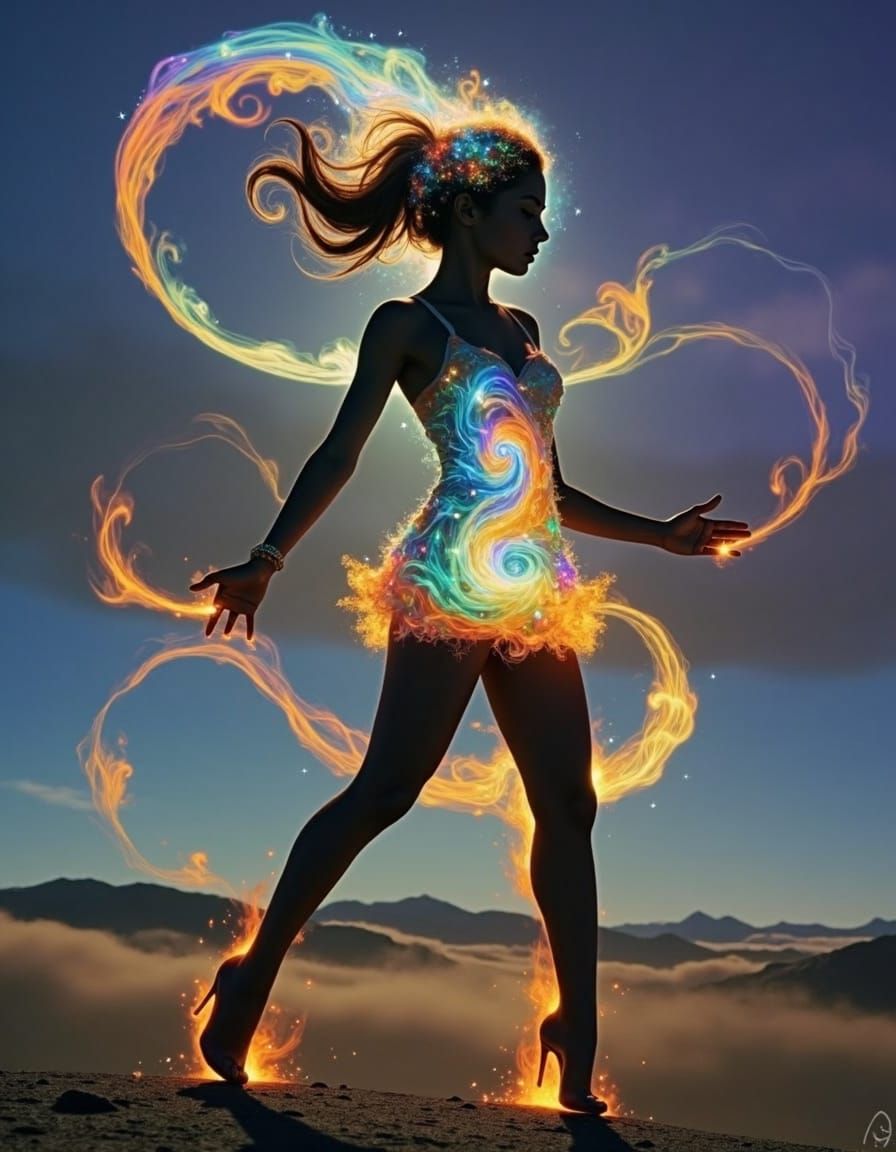 Abstract Edge of Reality: Cosmic, Quantum Art