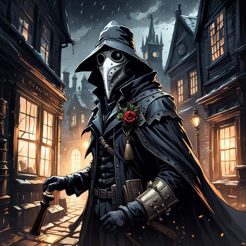 Plague doctor hunter