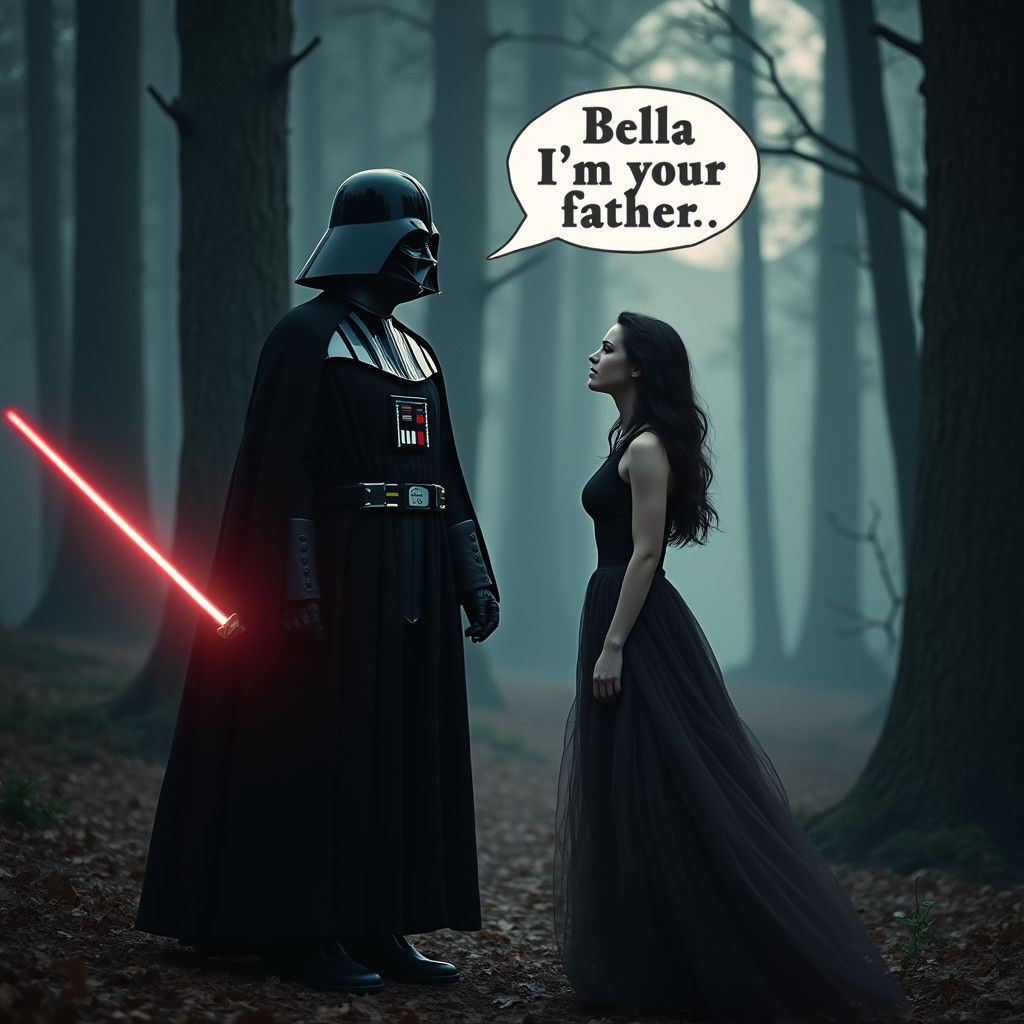 Darth Vader Reveals the Truth to Bella Swan in a Dreamlike F...