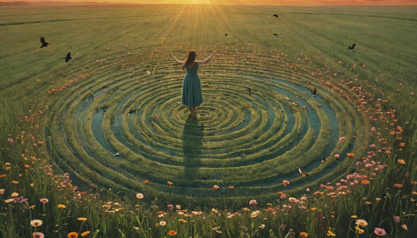 Gratitude Collage: 8K Digital Art with Cosmic Elements