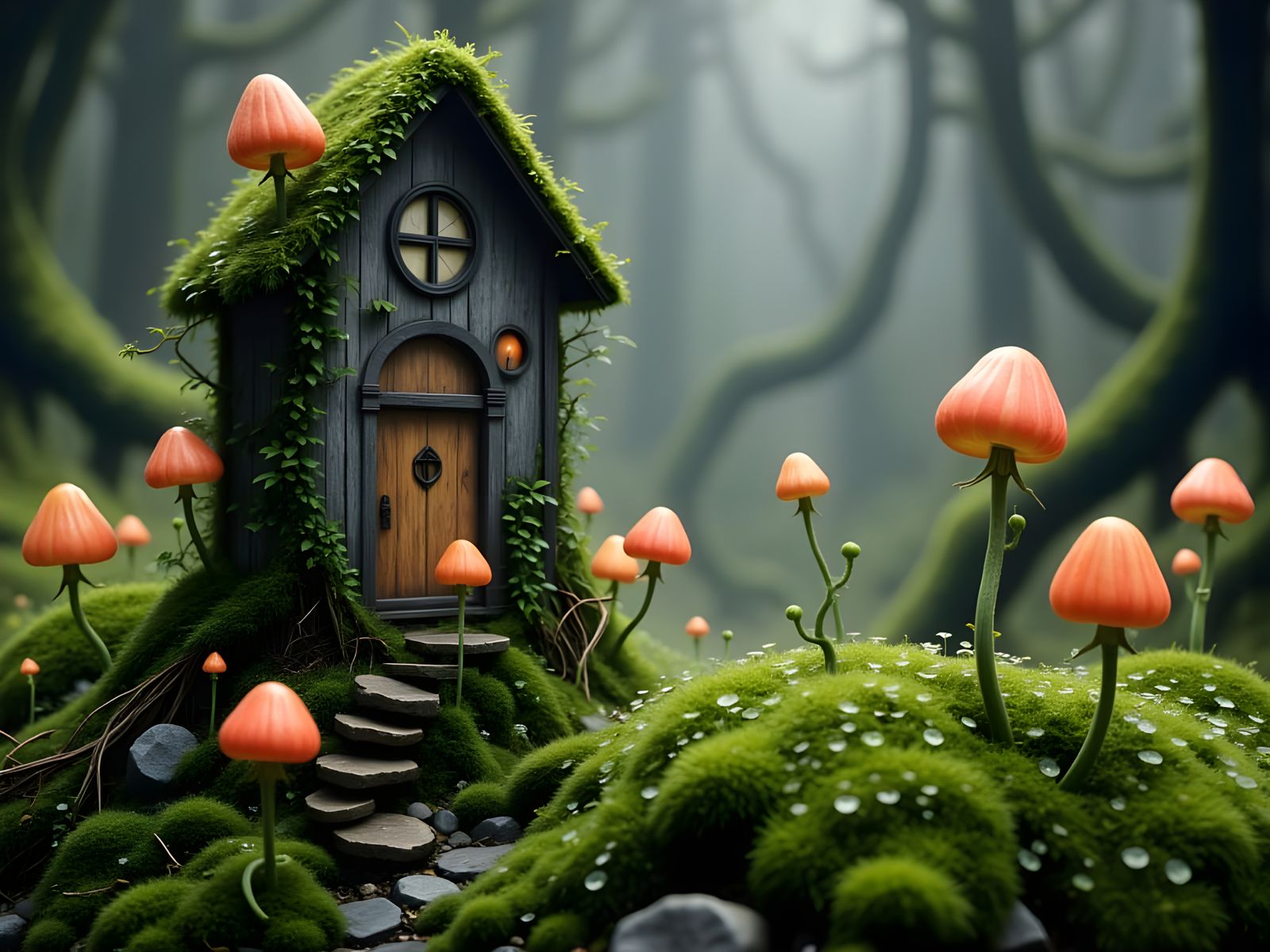 Mossy Fairy House