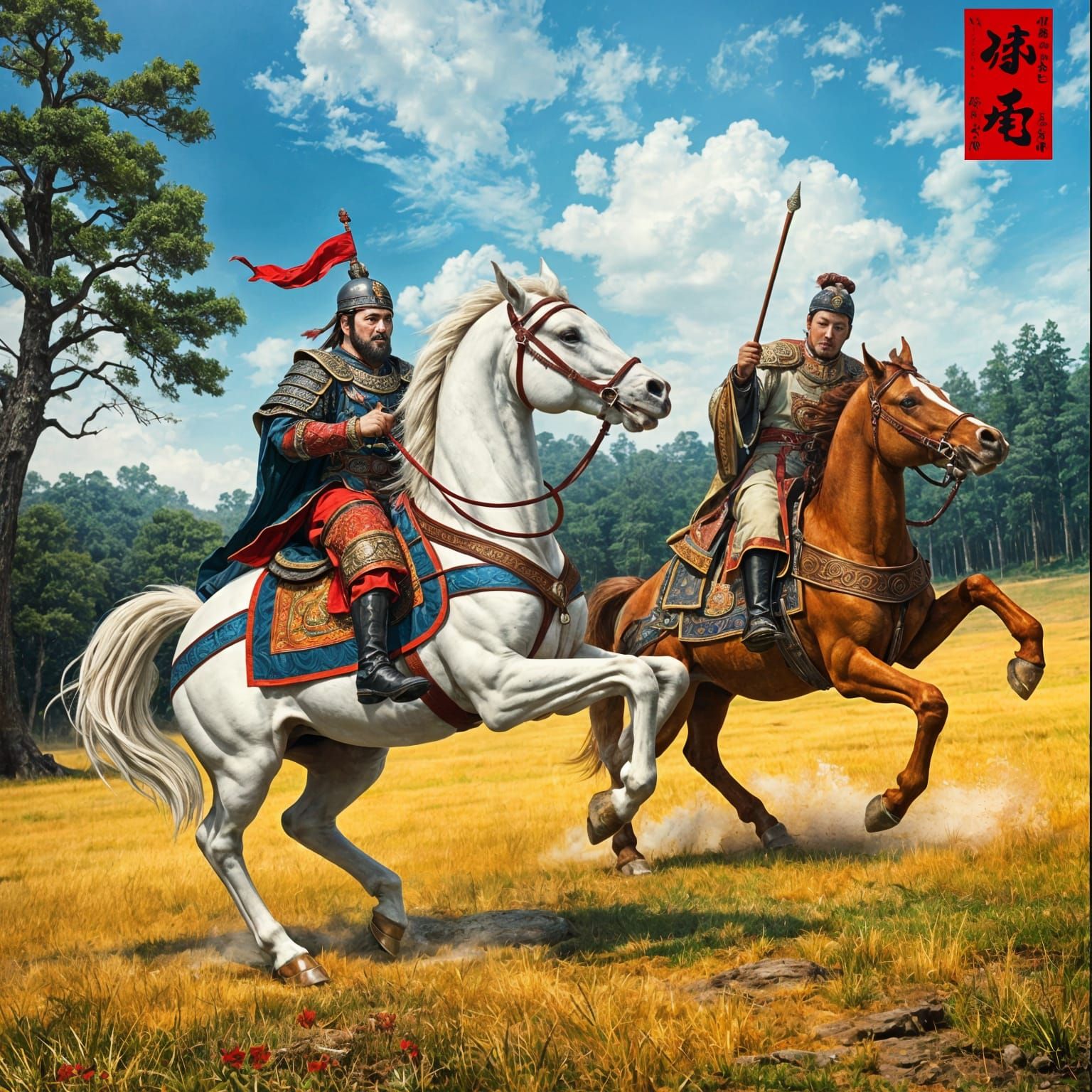 Zhang Fei vs Cao Cao: Ancient Generals Clash