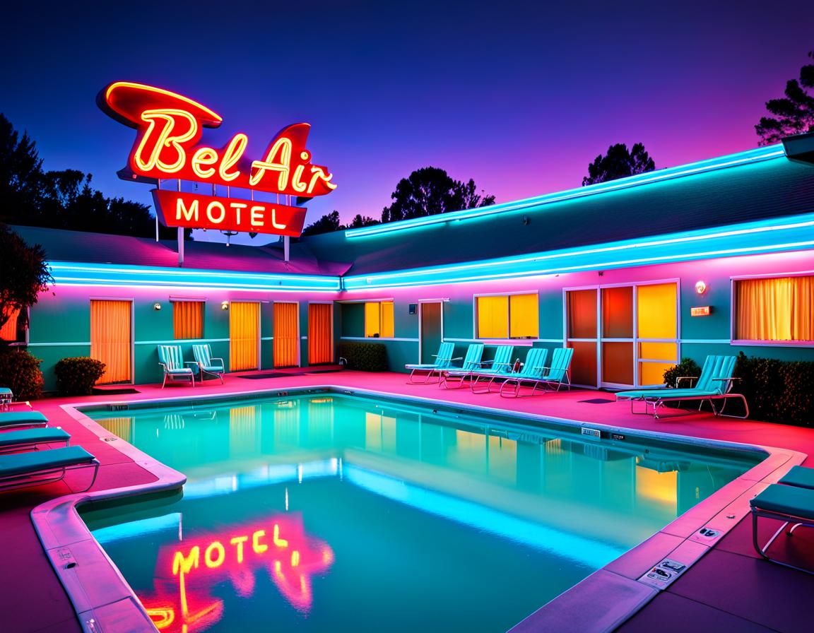 Bel Air Motel: Neon Googie in Wildwood NJ