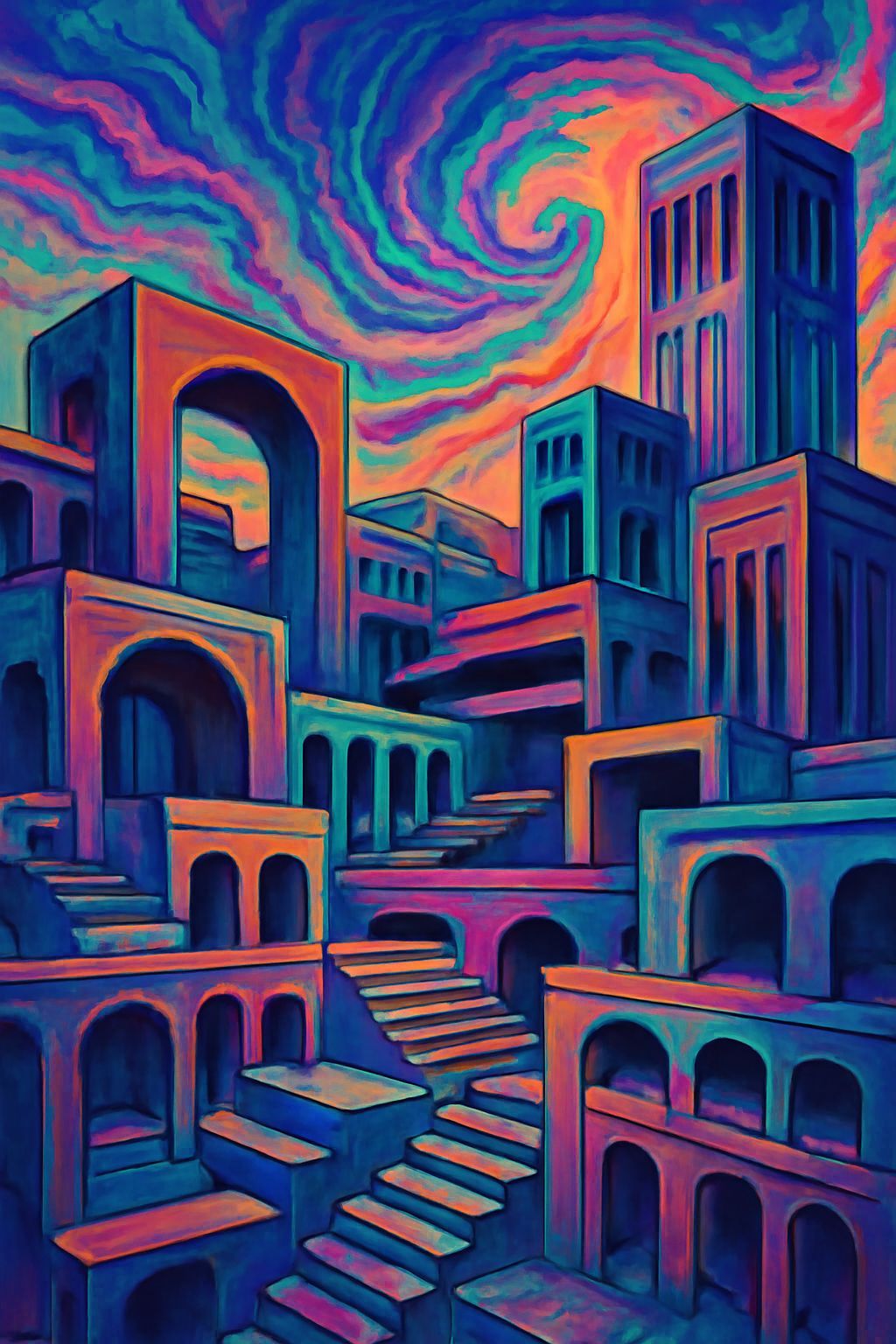 Over-Stimulated Brutalismically Inspired Colourshift Outdate...