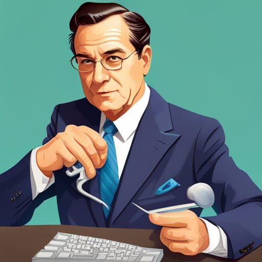 AI Generated Image of QWERTY