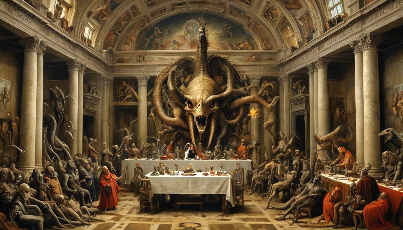 Surreal Reptilian Conspiracy at the Vatican