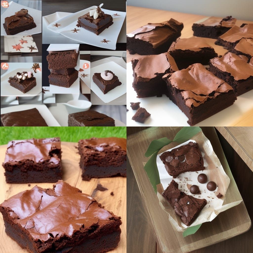 Delicious Chocolate Brownie Close-Up