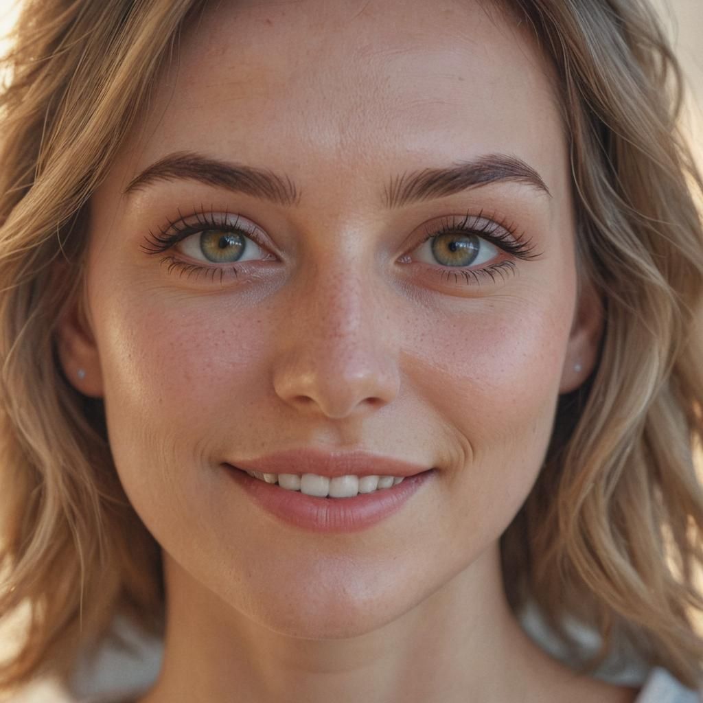 Hyperfeminine Portrait in Photorealistic Style