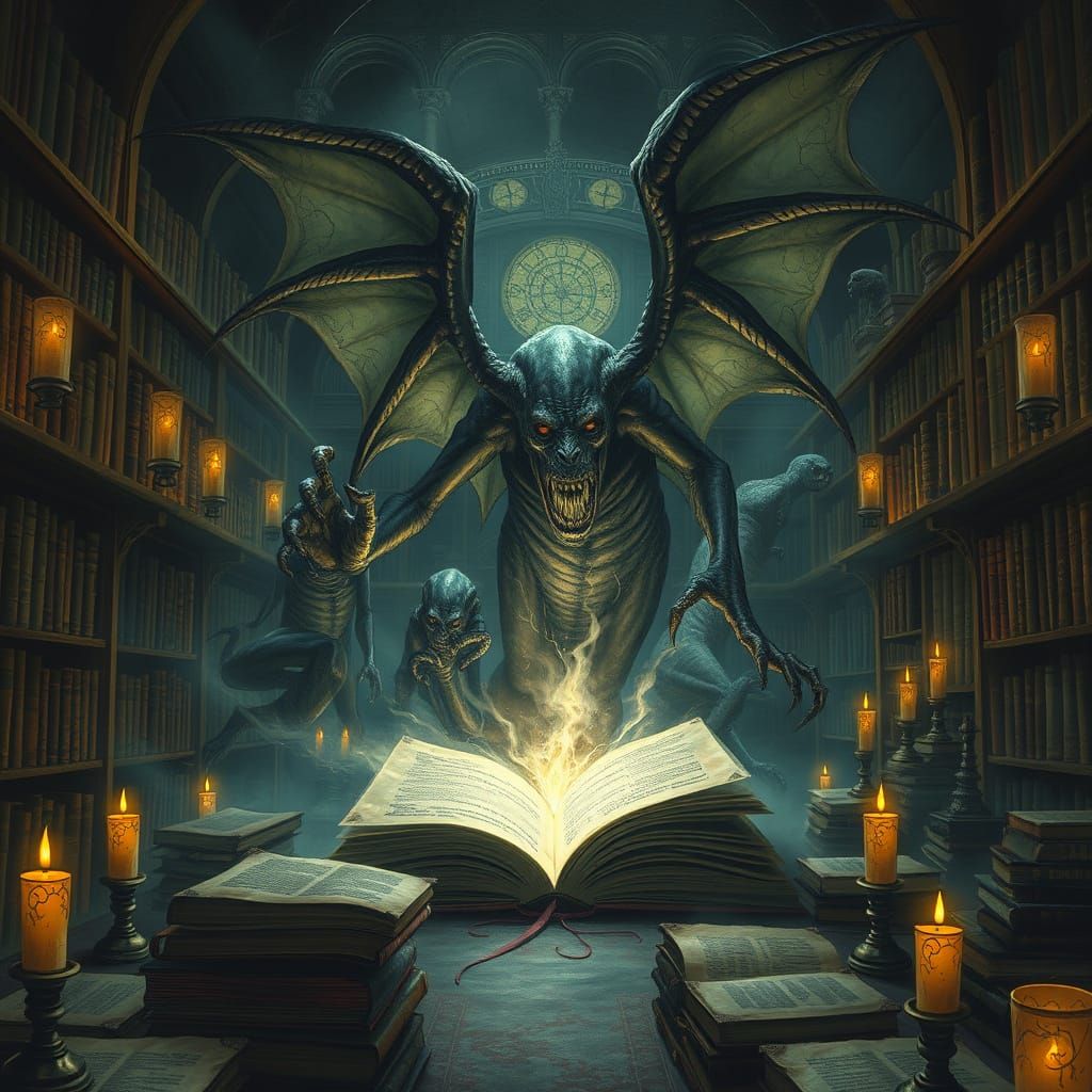 Cosmic Horrors Emerge from Ancient Tomes in Gothic College L...