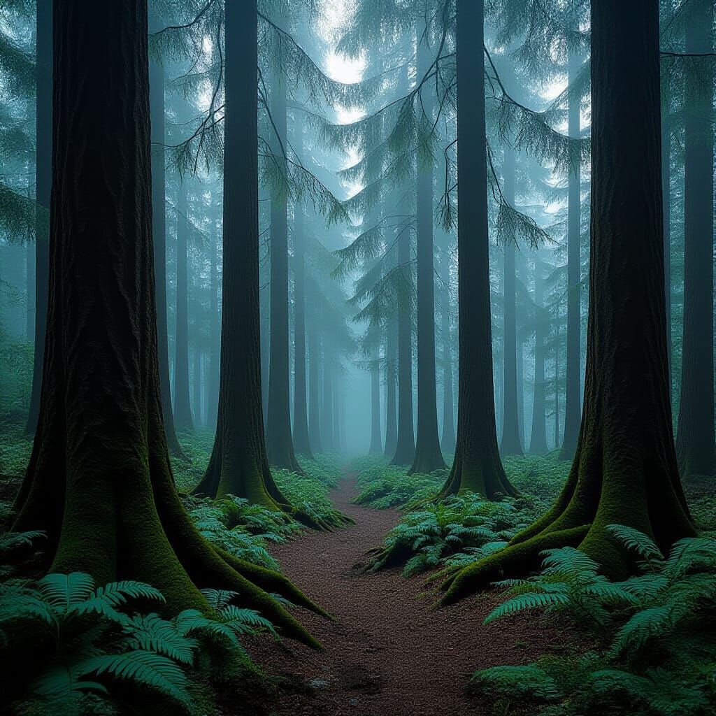 Walking Trees in an Enchanted Forest