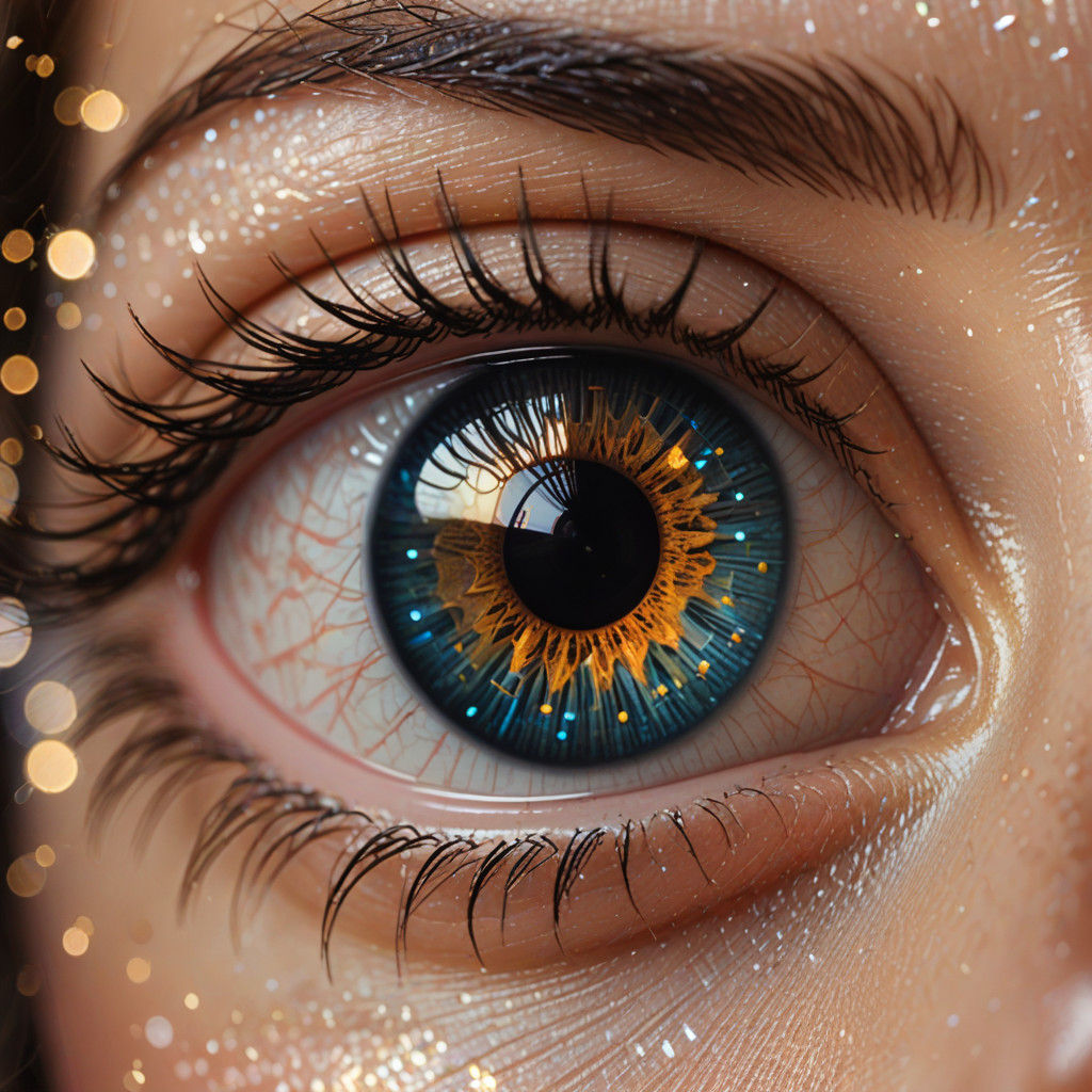 Sparkling Eye in Magical Realism