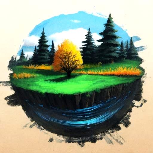 Simple AI Generated Artwork