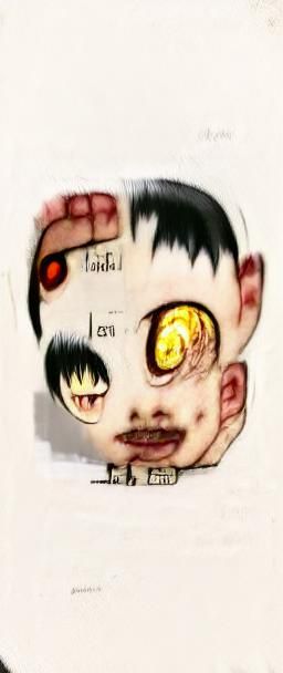 Chibi Body Horror Inspired by Ito and Schiele