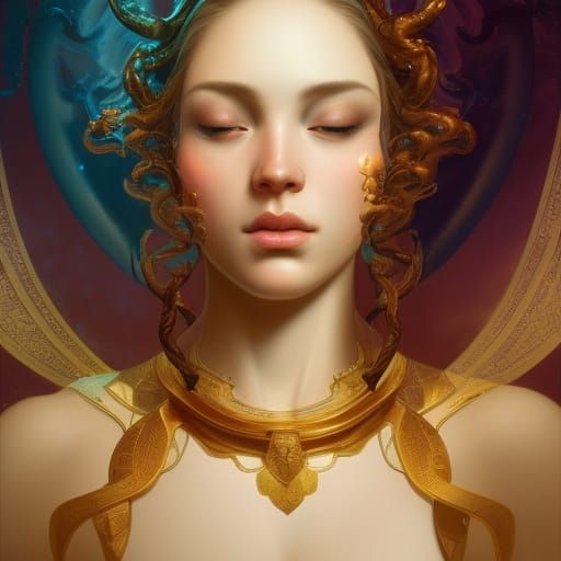 Nymph of Zeus Filled with Dark Matter