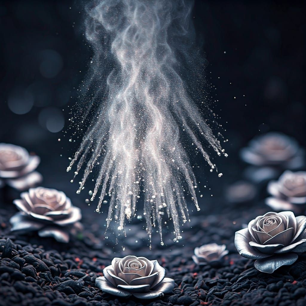 Ethereal Dust of Sighs in Enchanted Forest Glade