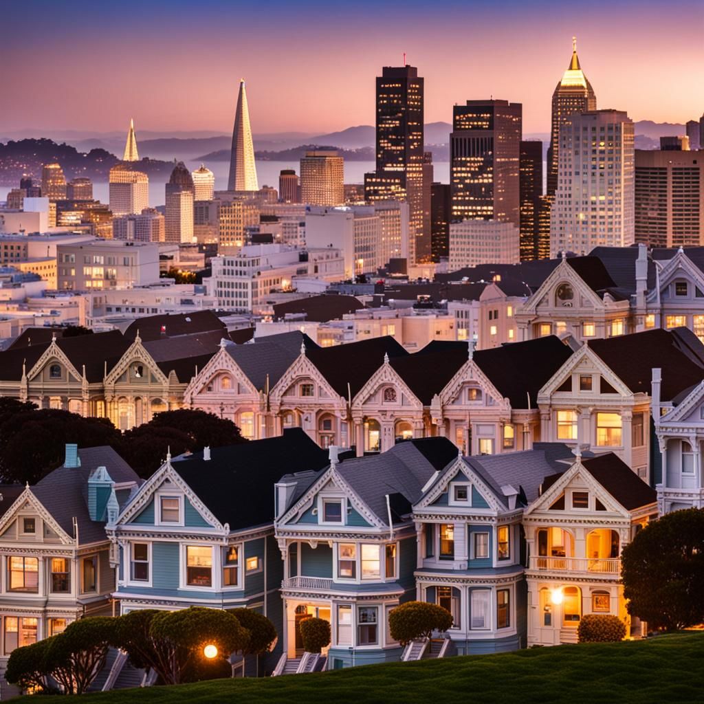 San Francisco Cityscape in Sharp Focus