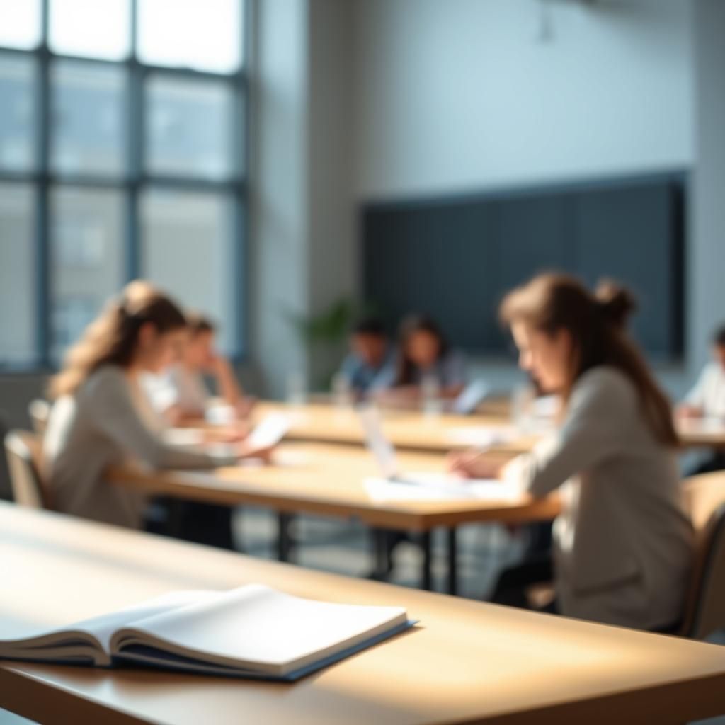 Modern Minimalist School Classroom: Professional Photography