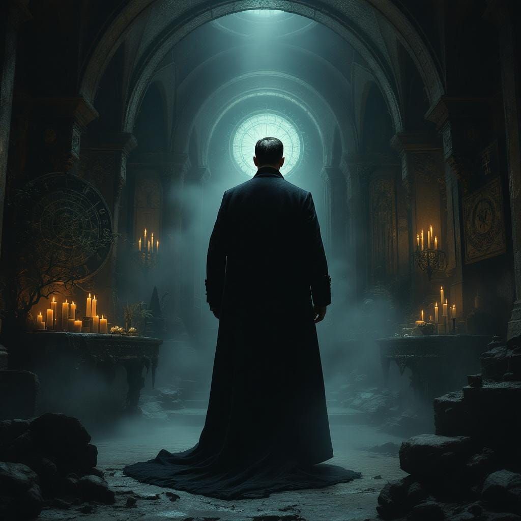 Mystical Chamber: A Dark Gothic Vision